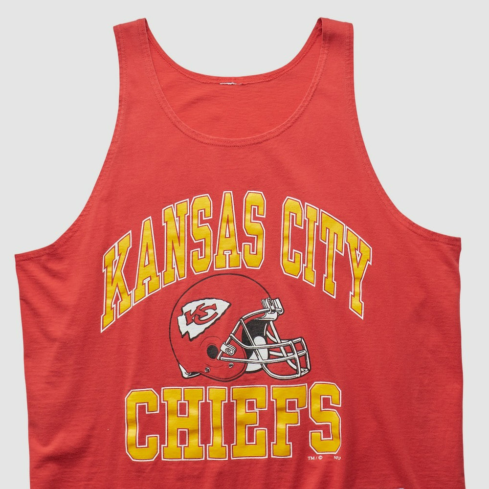 Kansas City Chiefs Russell 90s Tank - Red Vintage outlet