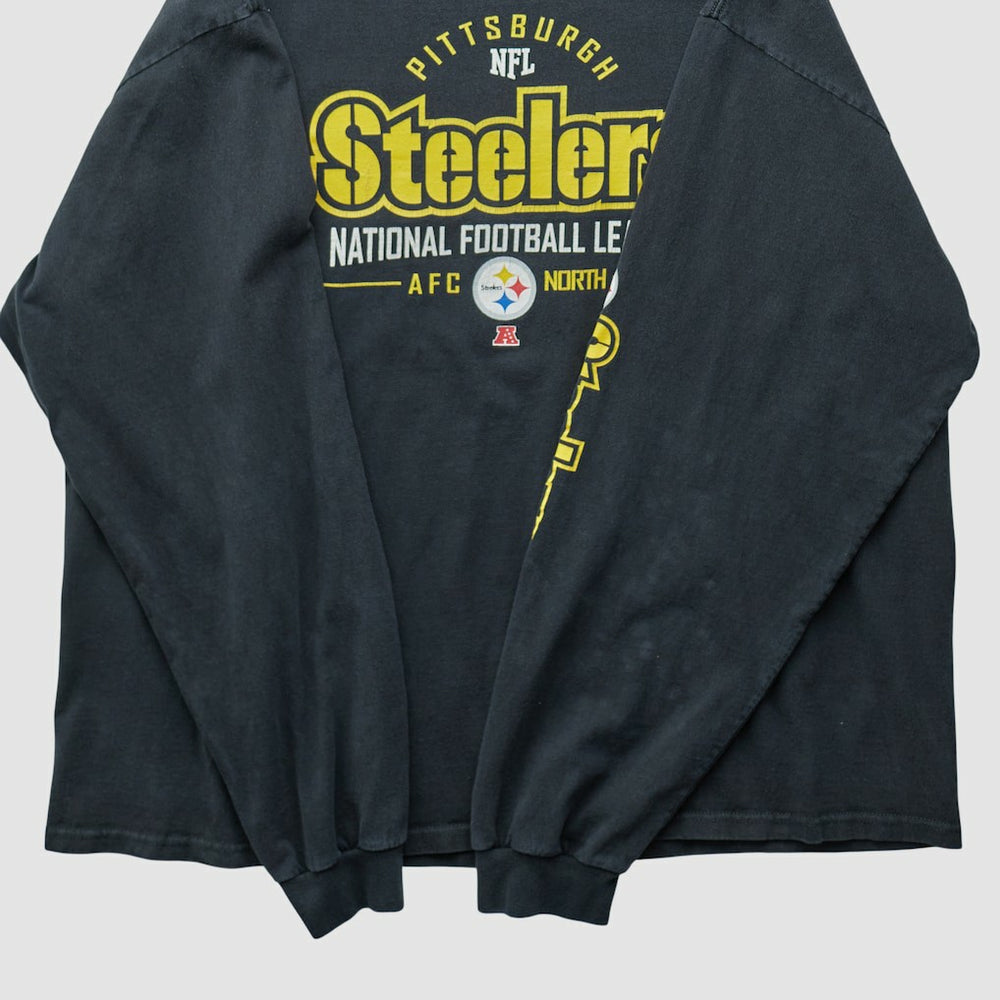 Pittsburgh Steelers NFL 2010s Long Sleeve T-shirt - Black Vintage for sale