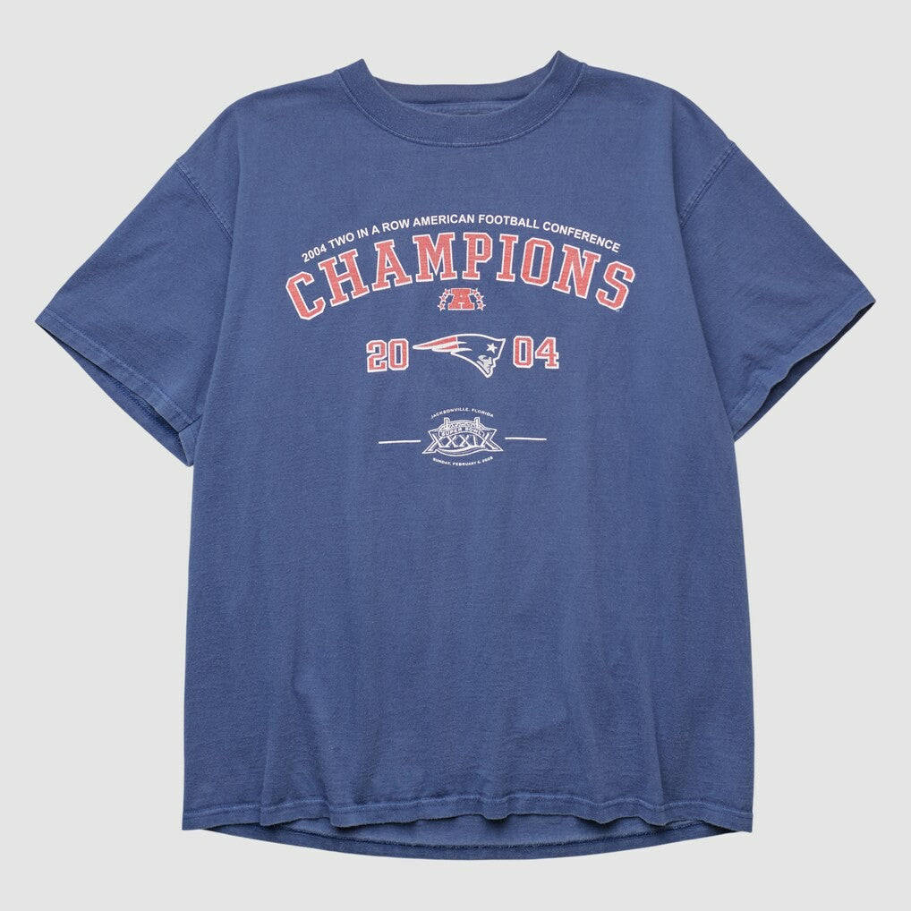 New England Patriots 2004 T-shirt - Navy Vintage online