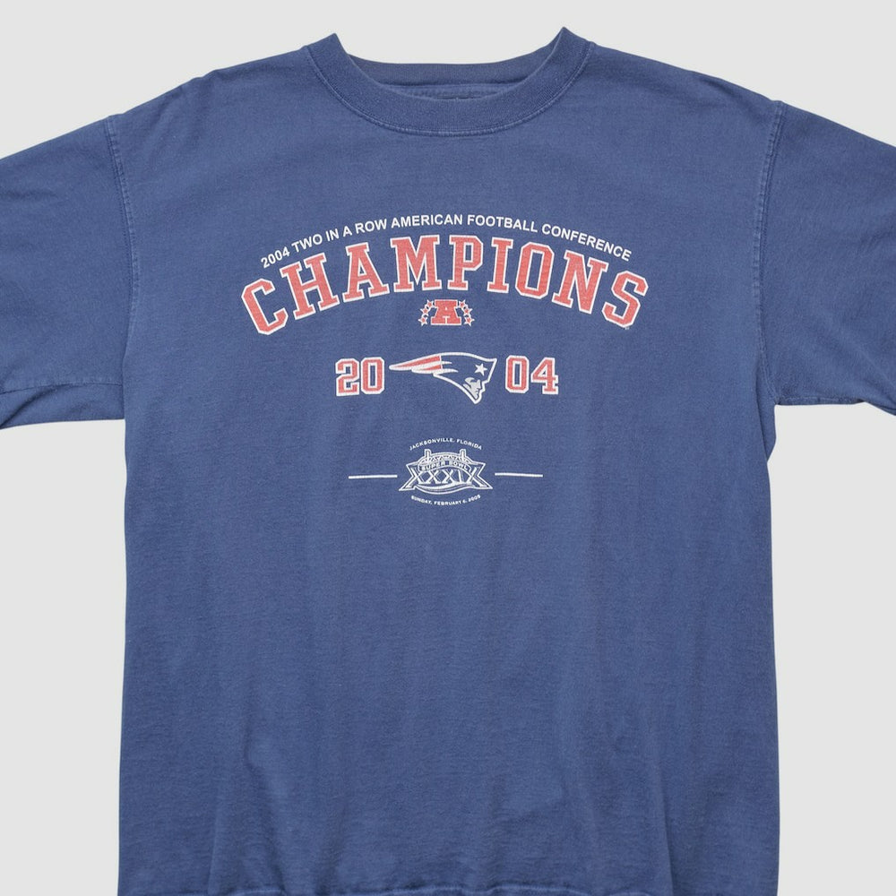 New England Patriots 2004 T-shirt - Navy Vintage online