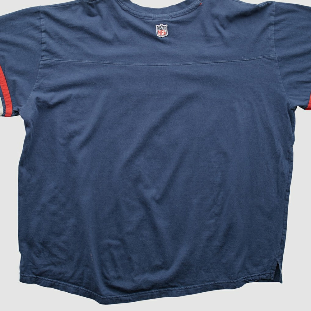 New England Patriots NFL 2000s Long Sleeve T-shirt - Navy Vintage for sale