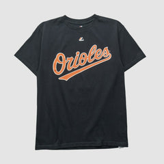 Baltimore Orioles Majestic 2000s T-shirt - Black Vintage