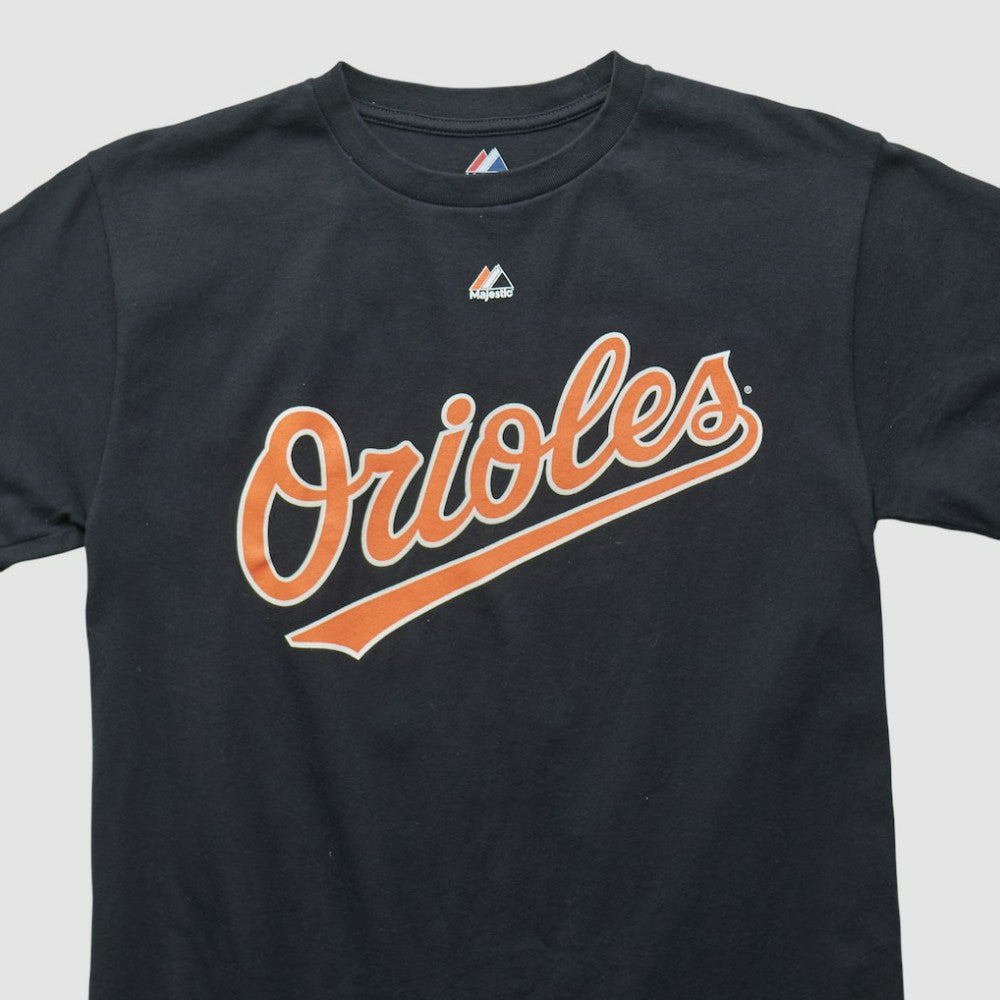 Baltimore Orioles Majestic 2000s T-shirt - Black Vintage