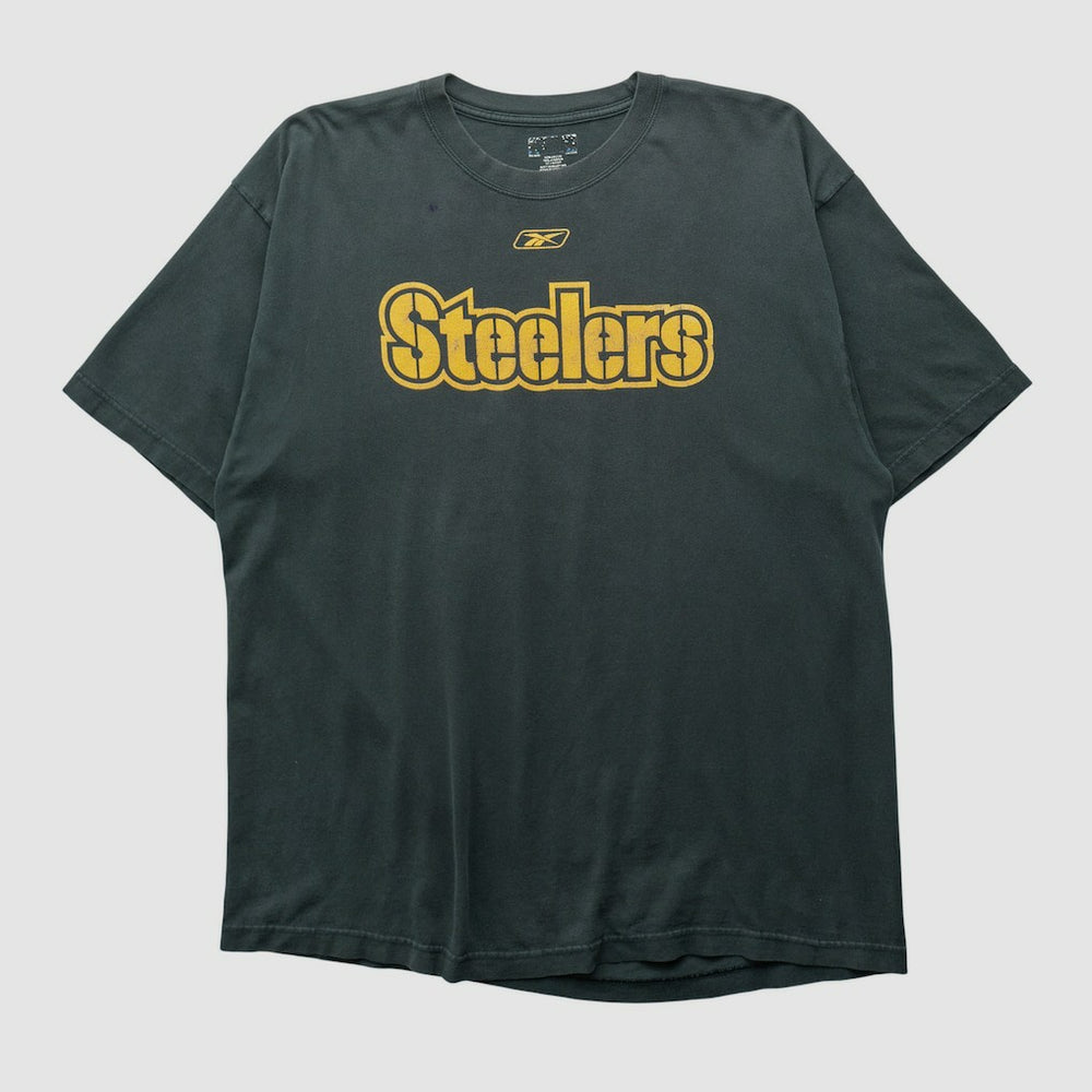 Pittsburgh Steelers Reebok 2000s T-shirt - Black Vintage cheap
