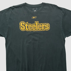 Pittsburgh Steelers Reebok 2000s T-shirt - Black Vintage cheap