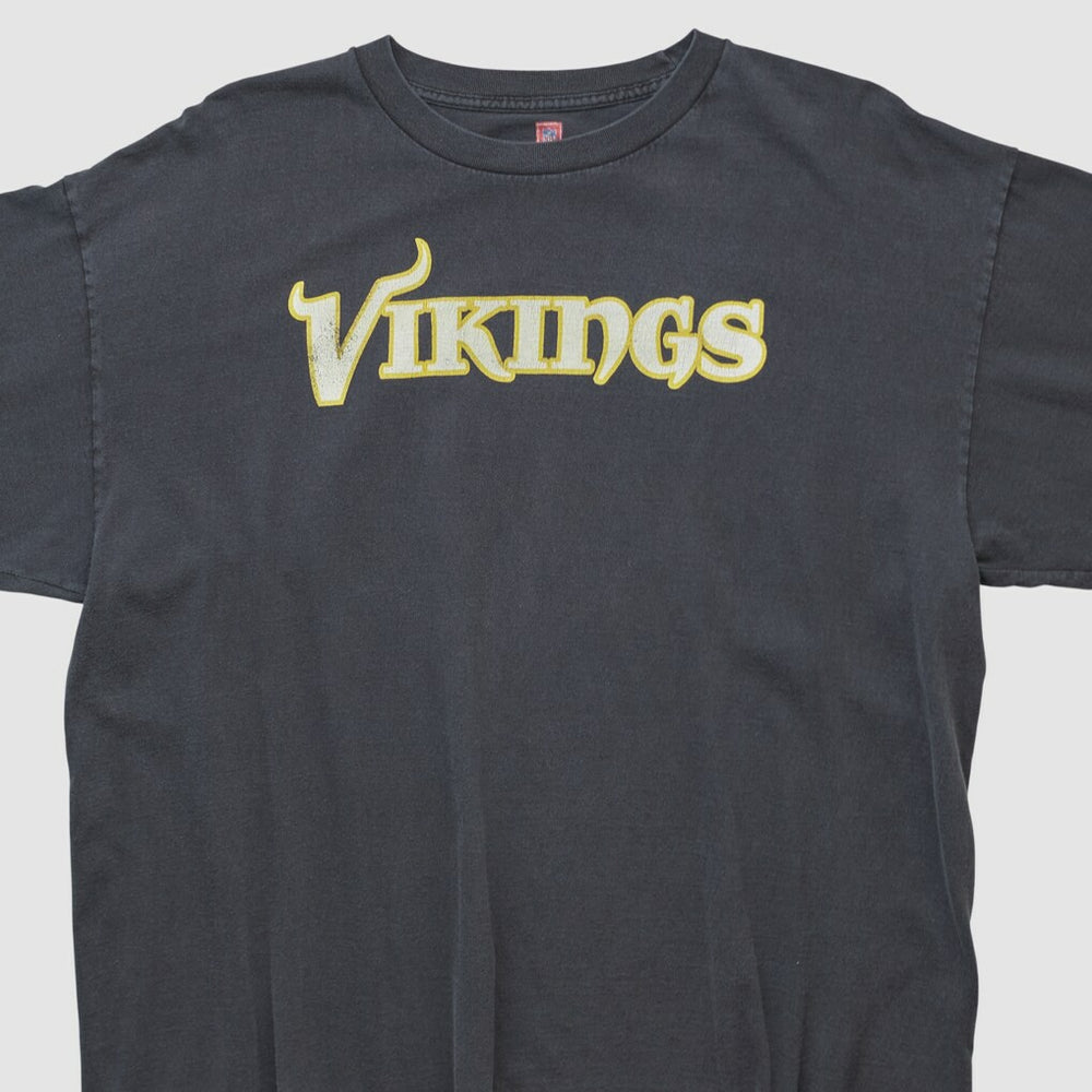 Minnesota Vikings NFL 2000s Long Sleeve T-shirt - Black Vintage cheap