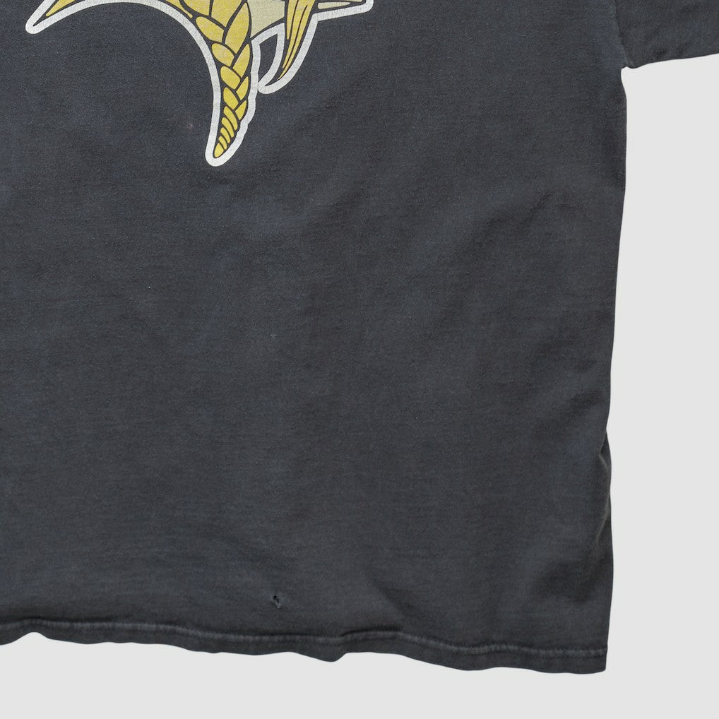 Minnesota Vikings NFL 2000s Long Sleeve T-shirt - Black Vintage cheap