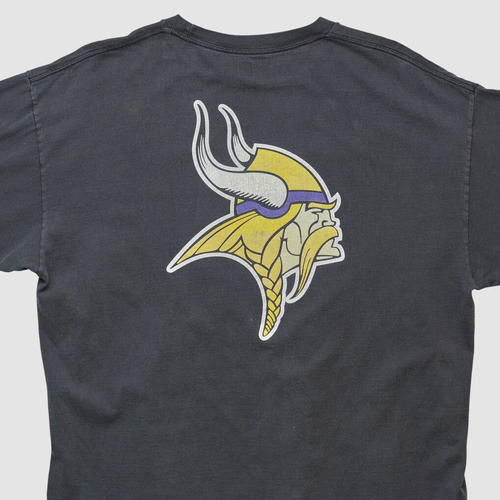 Minnesota Vikings NFL 2000s Long Sleeve T-shirt - Black Vintage cheap