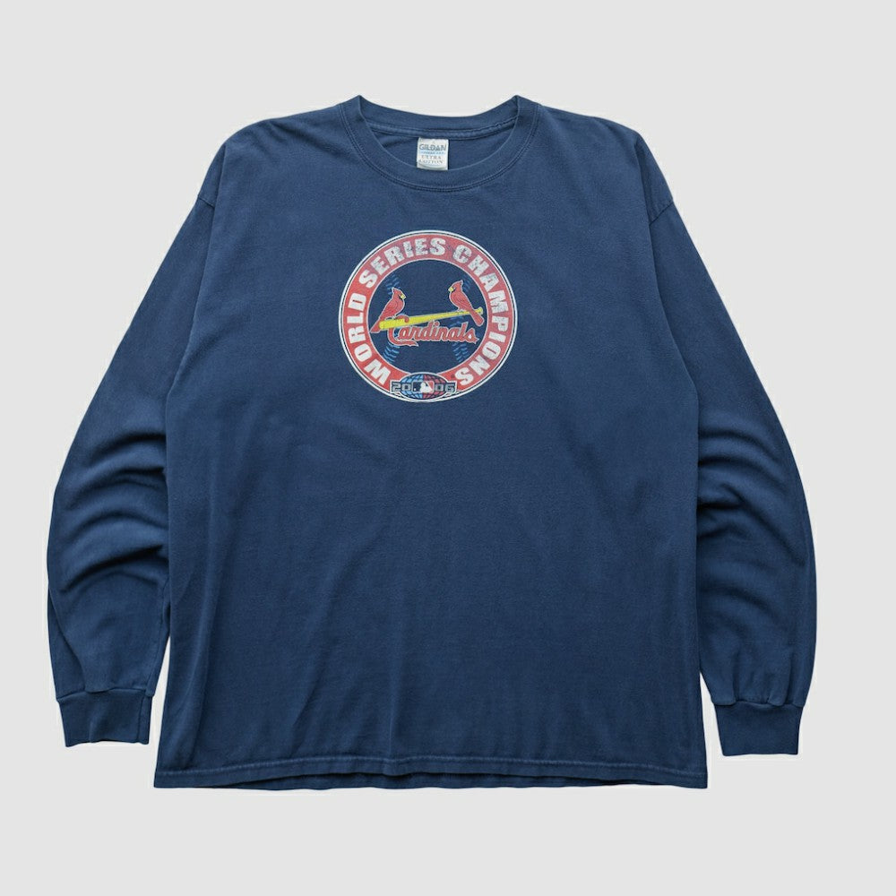 St. Louis Cardinals Gildan 2006 Long Sleeve T-shirt - Navy Vintage