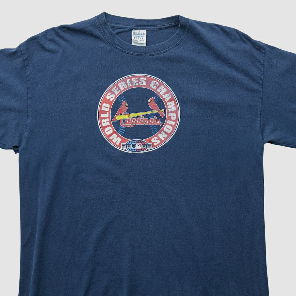 St. Louis Cardinals Gildan 2006 Long Sleeve T-shirt - Navy Vintage