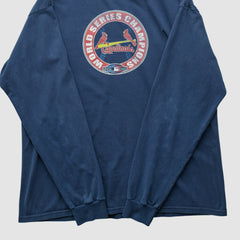 St. Louis Cardinals Gildan 2006 Long Sleeve T-shirt - Navy Vintage
