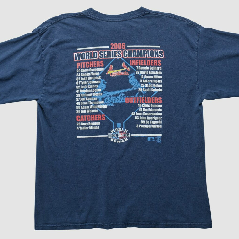 St. Louis Cardinals Gildan 2006 Long Sleeve T-shirt - Navy Vintage