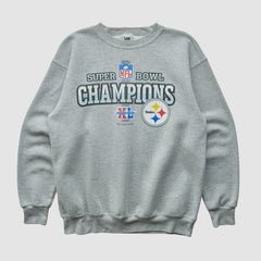 Pittsburgh Steelers Lee Apparel 2006 Pullover Sweatshirt - Heather Gray Vintage online