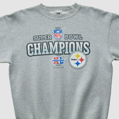 Pittsburgh Steelers Lee Apparel 2006 Pullover Sweatshirt - Heather Gray Vintage online