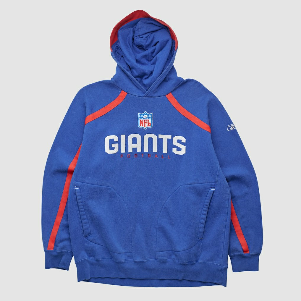 New York Giants Reebok 2000s Hooded Pullover Sweatshirt - Blue Vintage cheap