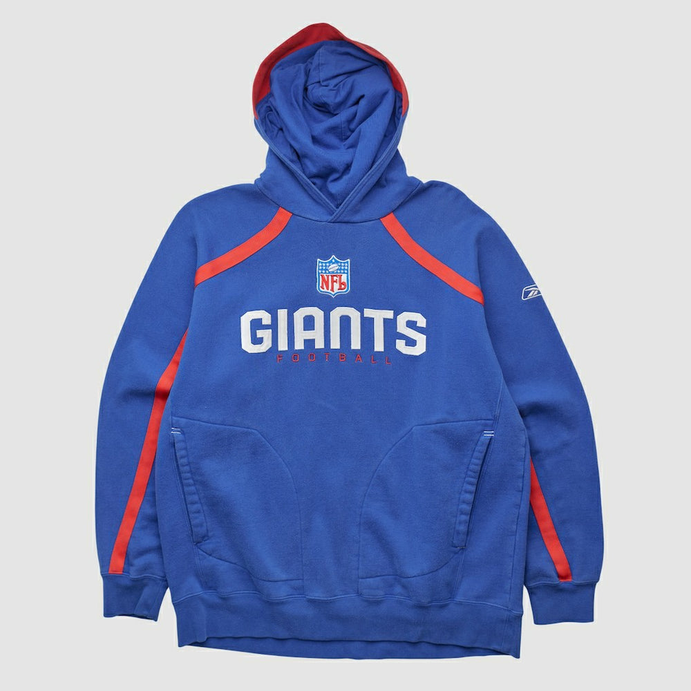 New York Giants Reebok 2000s Hooded Pullover Sweatshirt - Blue Vintage cheap