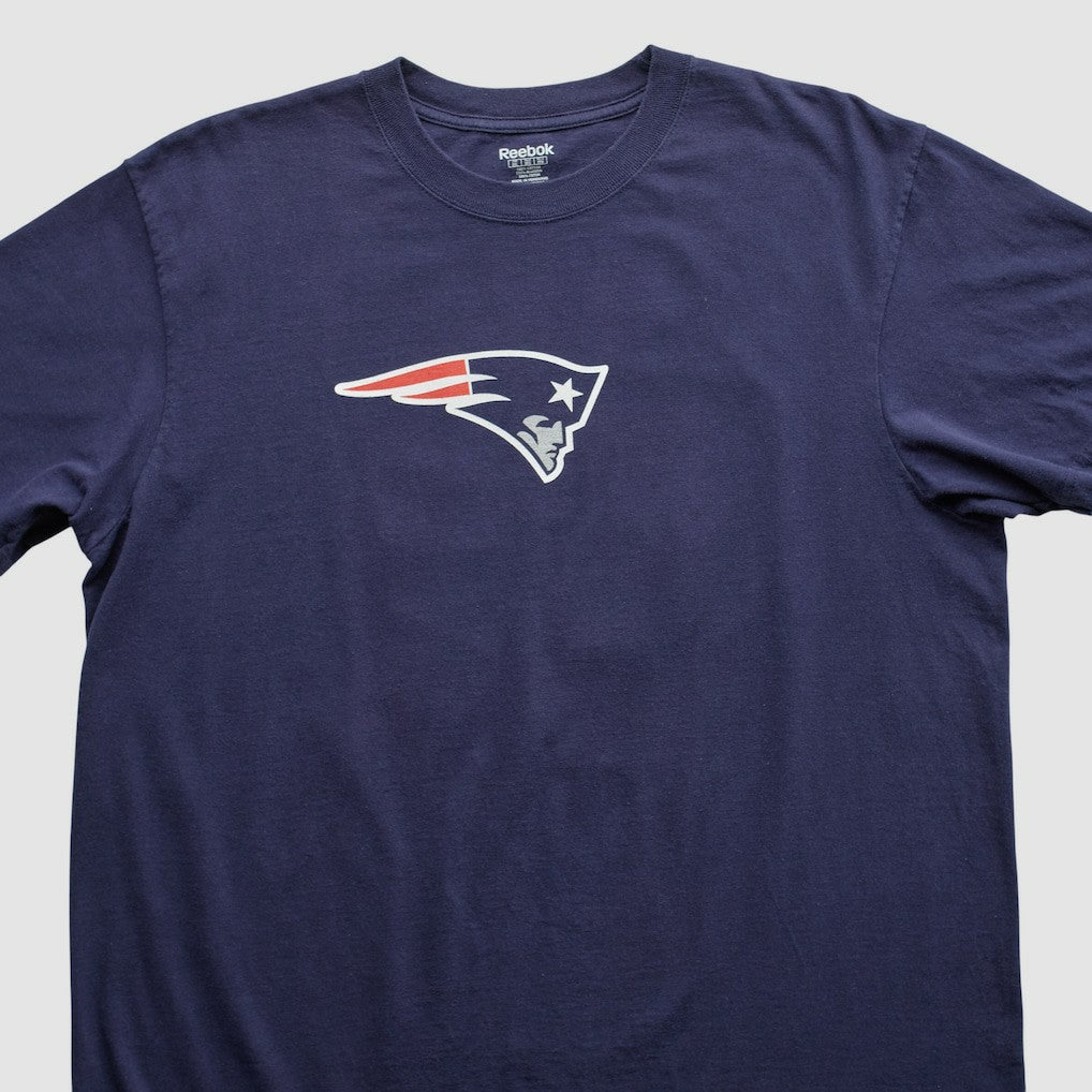 New England Patriots Reebok 2000s T-shirt - Navy Vintage discount