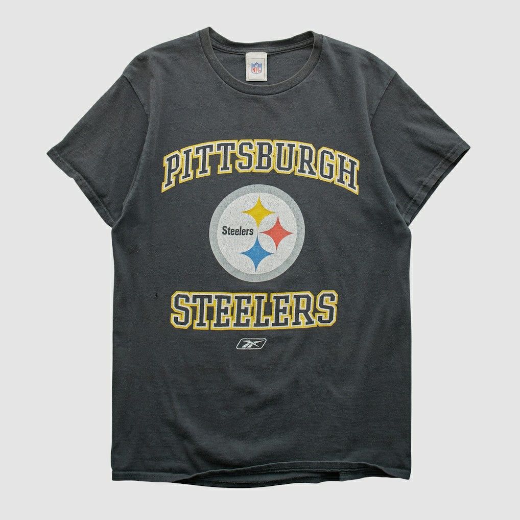 Pittsburgh Steelers Reebok 2000s T-shirt - Black Vintage on sale