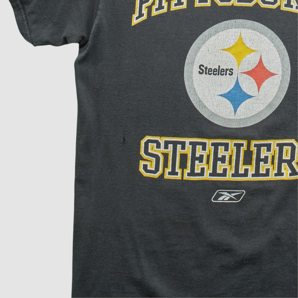 Pittsburgh Steelers Reebok 2000s T-shirt - Black Vintage on sale