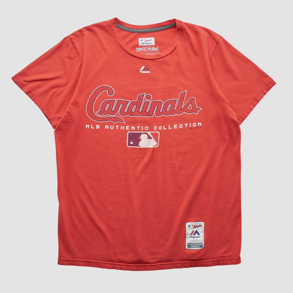 St. Louis Cardinals Majestic 2010s T-shirt - Red Vintage