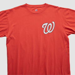 Washington Nationals Majestic 2000s T-shirt - Red Vintage