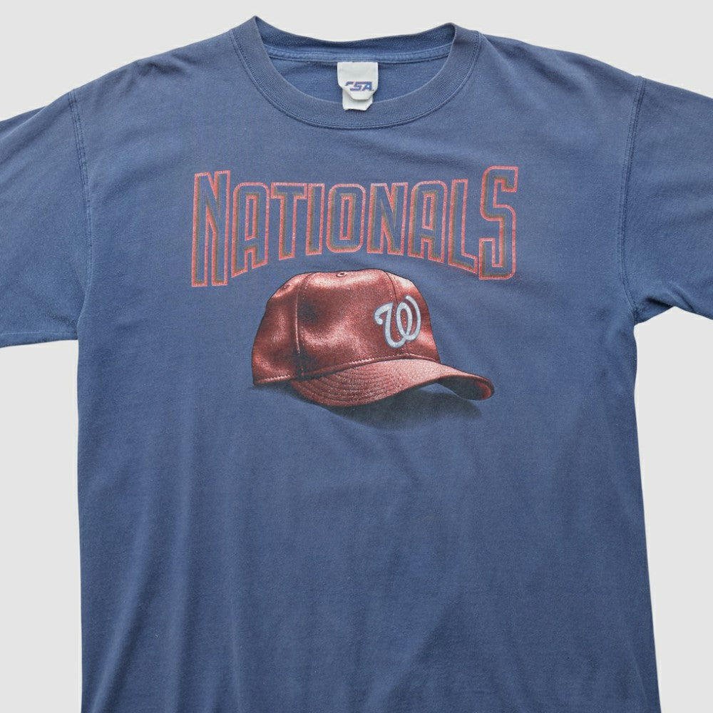 Washington Nationals CSA 2000s T-shirt - Navy Vintage