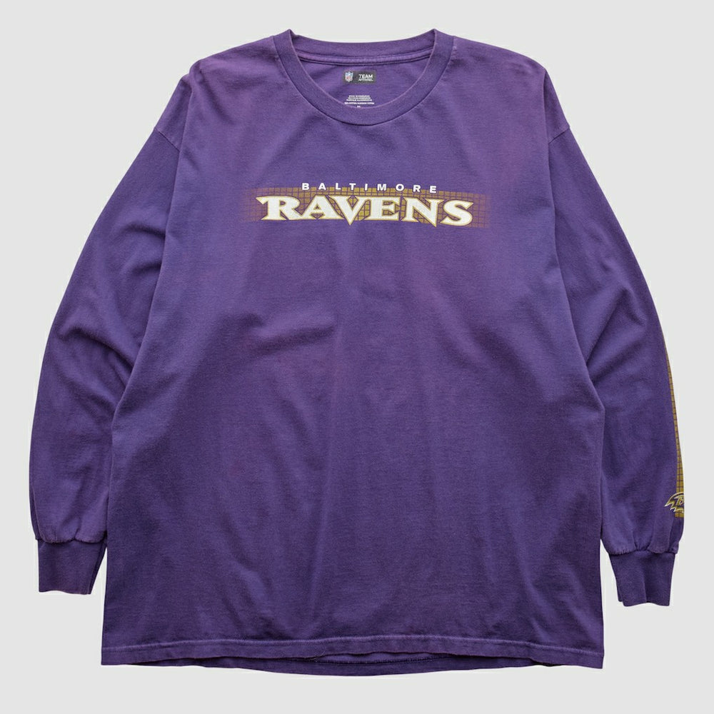 Baltimore Ravens NFL 2010s Long Sleeve T-shirt - Purple Vintage for sale