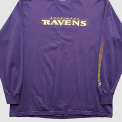 Baltimore Ravens NFL 2010s Long Sleeve T-shirt - Purple Vintage for sale