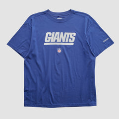 New York Giants Reebok 2000s T-shirt - Blue Vintage for sale