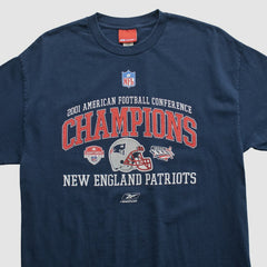 New England Patriots Reebok 2001 T-shirt - Navy Vintage cheap