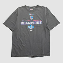Chicago Cubs Majestic 2008 T-shirt - Gray Vintage