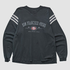 San Francisco 49ers 2000s Pullover Sweatshirt - Black Vintage for sale