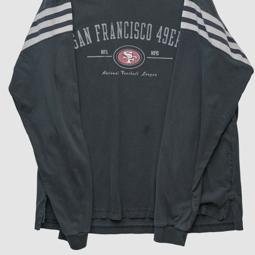 San Francisco 49ers 2000s Pullover Sweatshirt - Black Vintage for sale