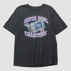 New York Giants Reebok 2008 T-shirt - Black Vintage online