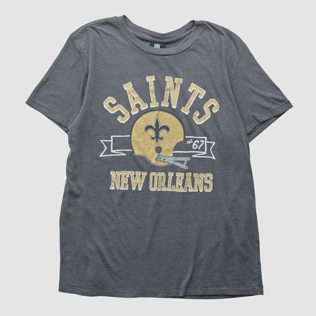 New Orleans Saints NFL 2010s T-shirt - Gray Vintage on sale
