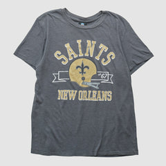 New Orleans Saints NFL 2010s T-shirt - Gray Vintage on sale