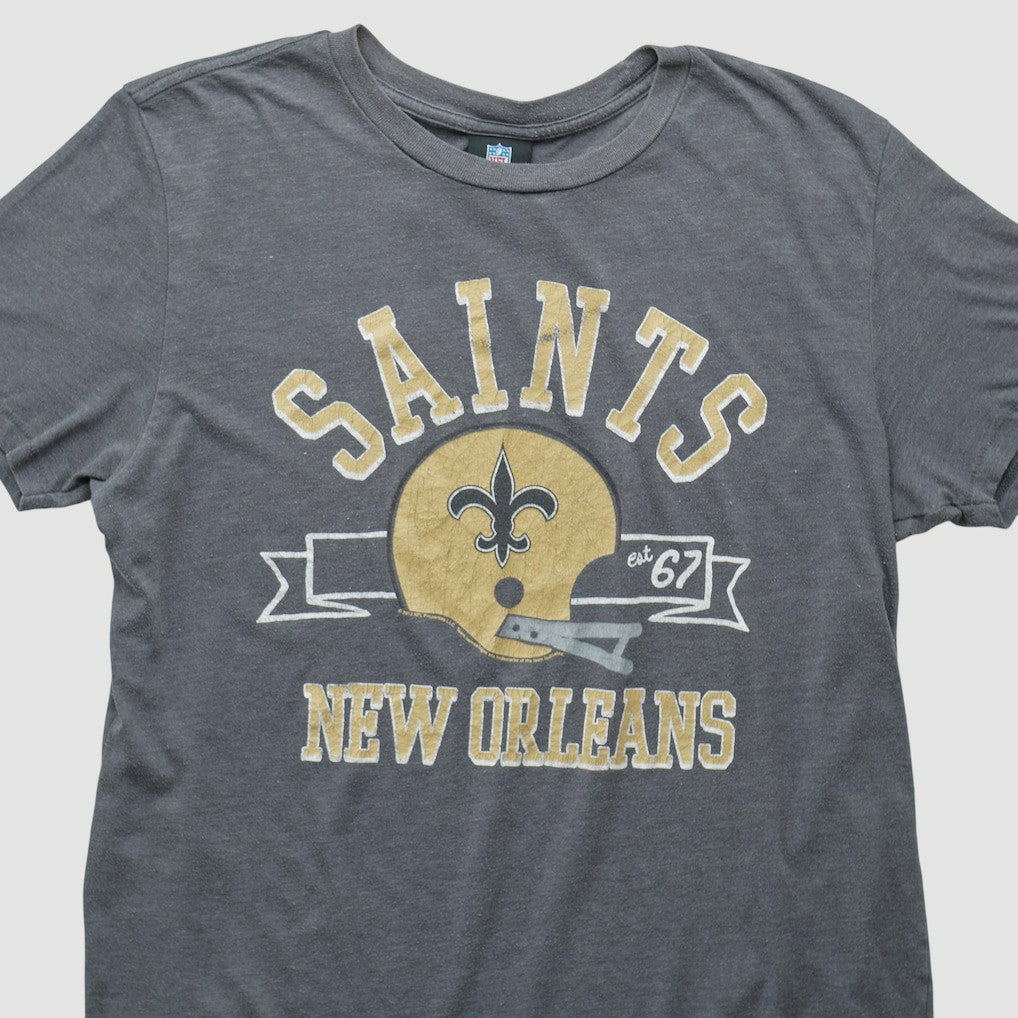 New Orleans Saints NFL 2010s T-shirt - Gray Vintage on sale