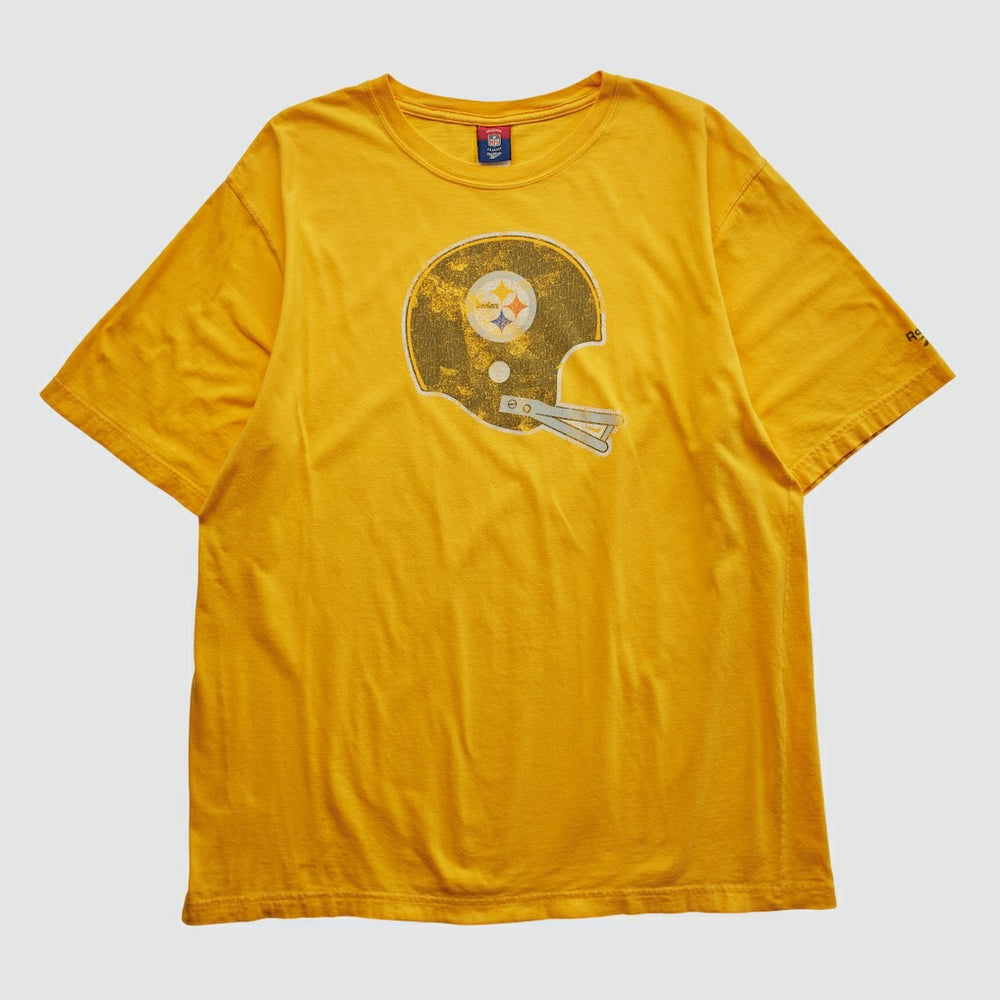 Pittsburgh Steelers Reebok 2000s T-shirt - Yellow Vintage on sale