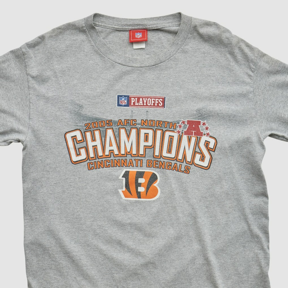 Cincinnati Bengals NFL 2005 Long Sleeve T-shirt - Heather Gray Vintage discount