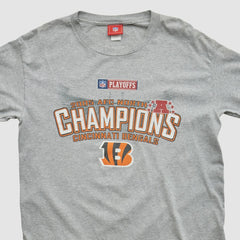 Cincinnati Bengals NFL 2005 Long Sleeve T-shirt - Heather Gray Vintage discount