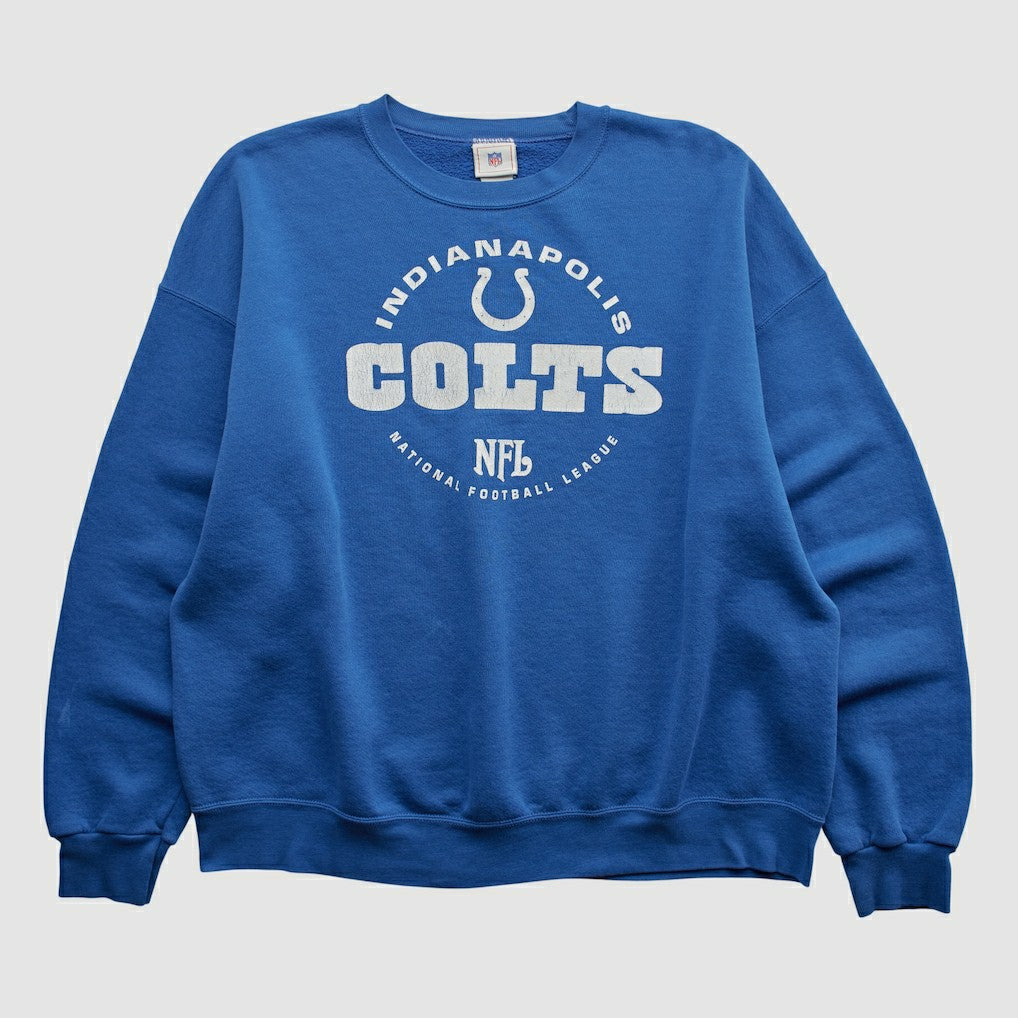 Indianapolis Colts NFL 2000s Pullover Sweatshirt - Blue Vintage for sale