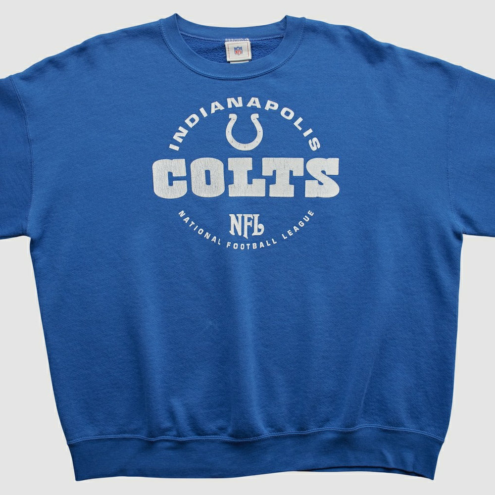 Indianapolis Colts NFL 2000s Pullover Sweatshirt - Blue Vintage for sale
