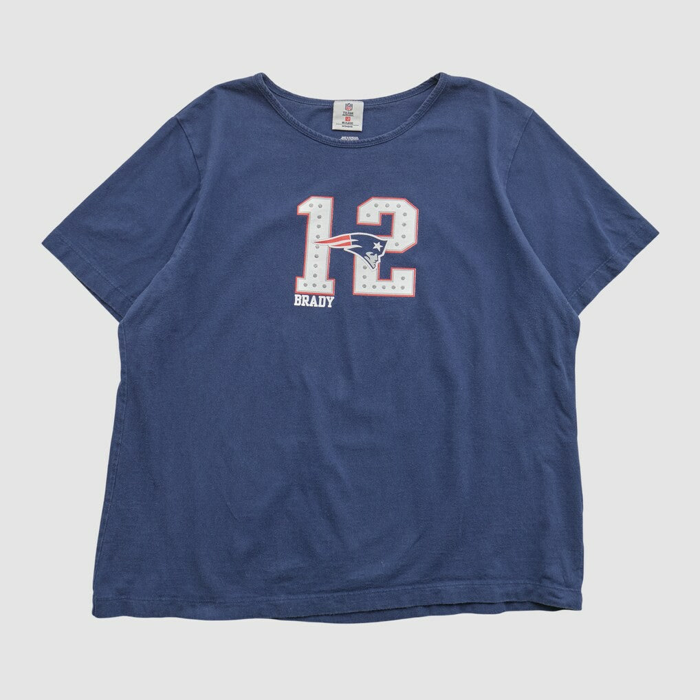 New England Patriots NFL 2000s T-shirt - Navy Vintage discount