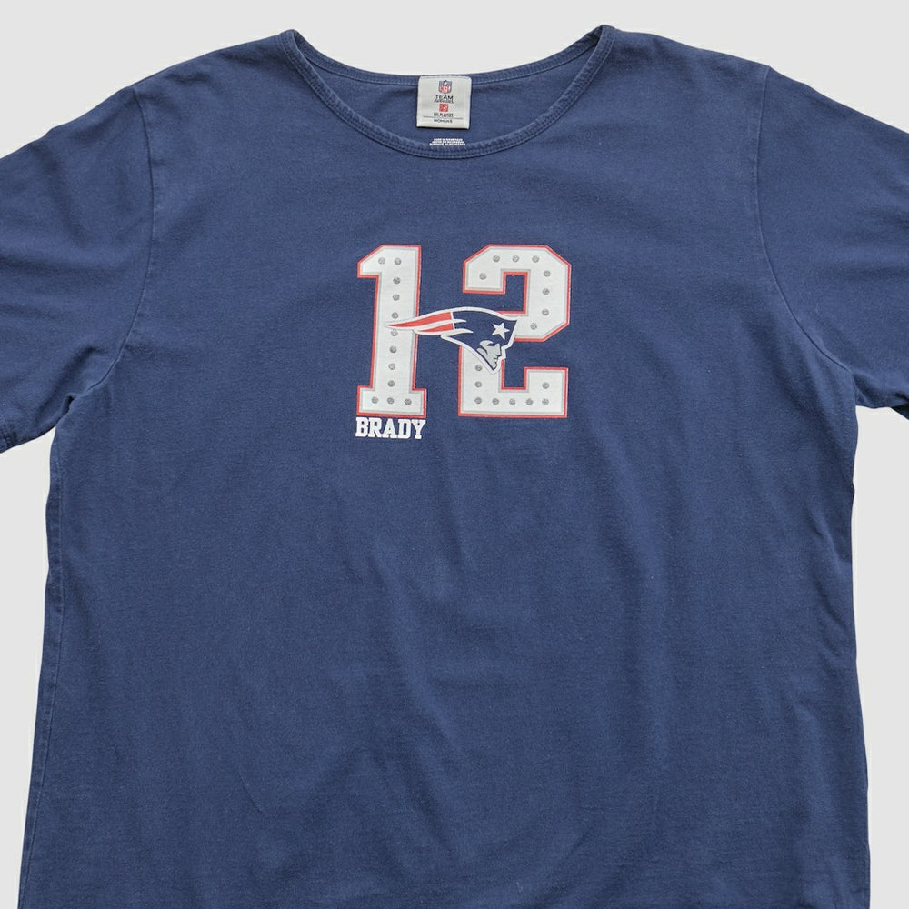 New England Patriots NFL 2000s T-shirt - Navy Vintage discount
