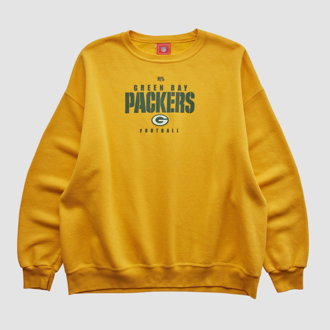Green Bay Packers NFL 2000s Pullover Sweatshirt - Yellow Vintage cheap