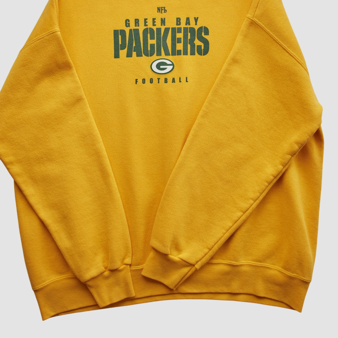 Green Bay Packers NFL 2000s Pullover Sweatshirt - Yellow Vintage cheap