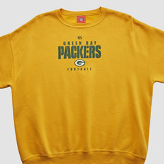 Green Bay Packers NFL 2000s Pullover Sweatshirt - Yellow Vintage cheap