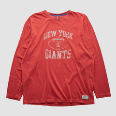 New York Giants Reebok 2000s Long Sleeve T-shirt - Red Vintage sale