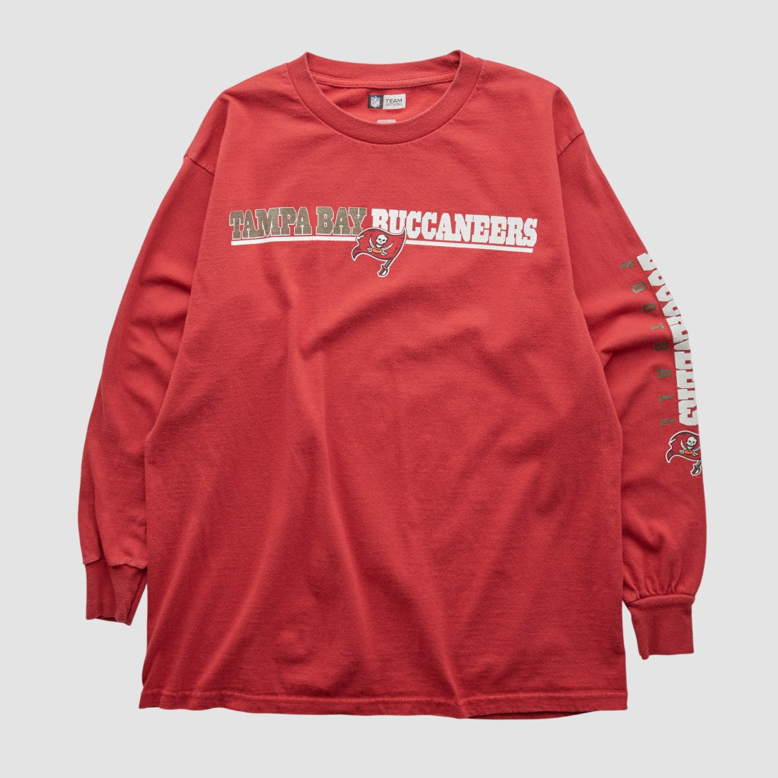 Tampa Bay Buccaneers NFL 2010s Long Sleeve T-shirt - Red Vintage outlet