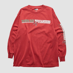 Tampa Bay Buccaneers NFL 2010s Long Sleeve T-shirt - Red Vintage outlet